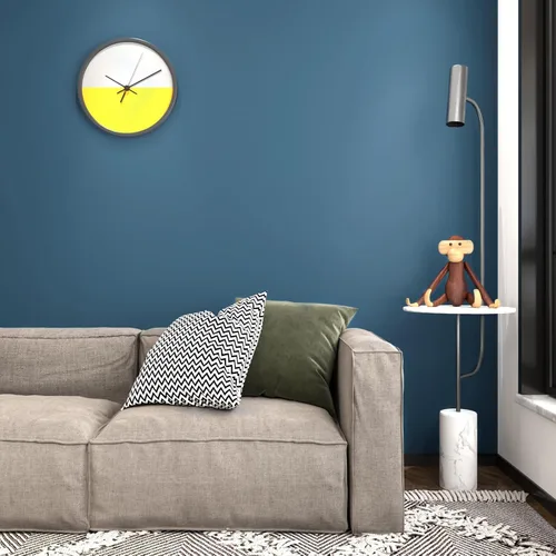 Vista 2 de Stickyart Papel tapiz azul oscuro para despegar y pegar, papel adhesivo azul para armarios, cajones, cocina, dormitorio, papel tapiz autoadhesivo