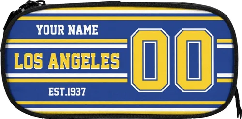 Vista 10 de Estuche de lápices personalizado Arizona con número de nombre, caja de lápices personalizada estilo fútbol, estuche de bolígrafo personalizado