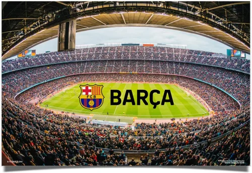 Vista 10 de Desert Cactus FC Barcelona - Póster de fútbol de fútbol de 24 x 36 pulgadas, decoración oficial para fanáticos (24 x 36, estilo C)