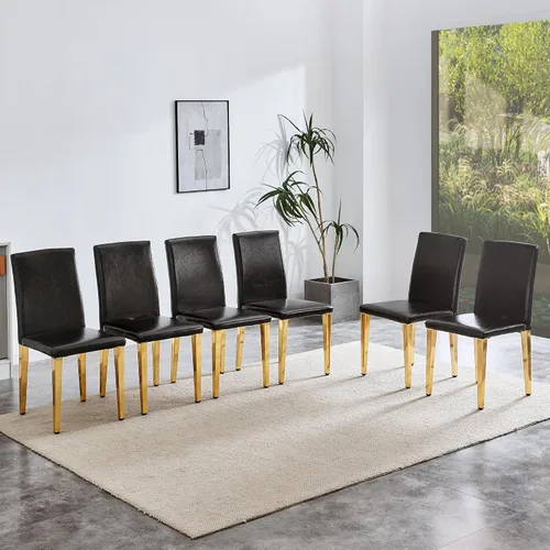 Vista 3 de Juego de 4 sillas de respaldo de piel sintética blanca con patas de metal plateadas. La combinación perfecta, adecuada para estilos minimalistas