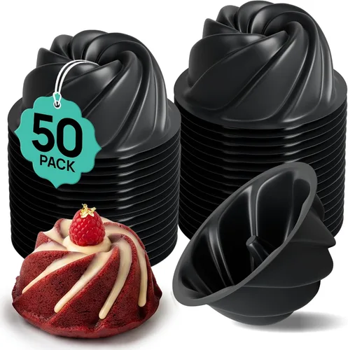 Vista 11 de O'CREME Contenedor de poliestireno con tapa con bisagras de 6 pulgadas de ancho x 3.1 pulgadas de alto para mini molde para tartas, paquete de 25
