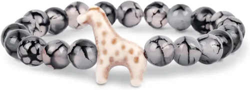 Vista 11 de Fahlo Pulsera de seguimiento de jirafa – Sigue el viaje de una jirafa real – Apoya la conservación de la vida silvestre – Elástica, talla única