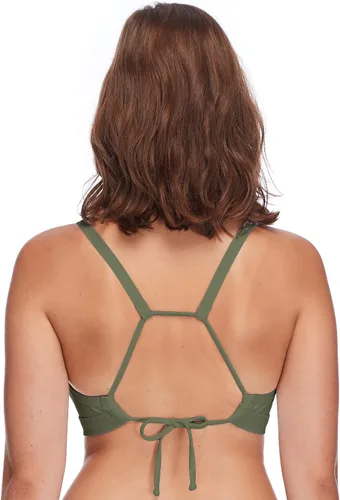 Vista 2 de Body Glove Smoothies Drew Solid D, DD, E, F Cup Bikini Top Traje de baño para mujer