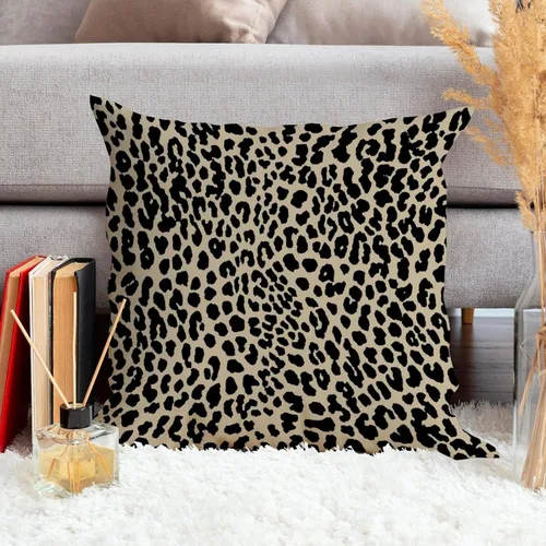 Vista 58 de Funda de cojín decorativa con estampado de guepardo verde peridoto para sofá, funda de almohada verde crema con estampado de leopardo con A-16