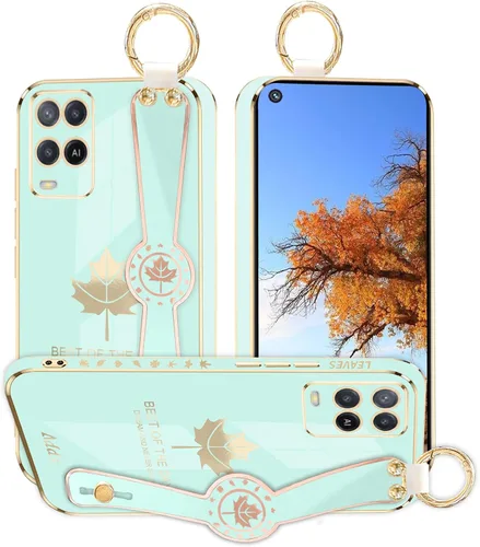 Vista 13 de Funda de teléfono para Oppo A54, funda estética de silicona a prueba de golpes para mujer, funda protectora para Oppo A54, funda delgada con anillo