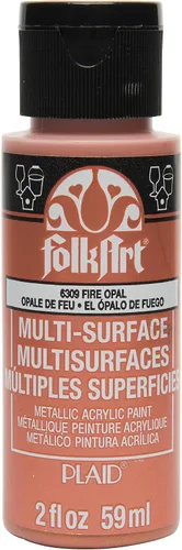 Vista 17 de FolkArt - Pintura metálica multisuperficie, 2 onzas, Oro Negro