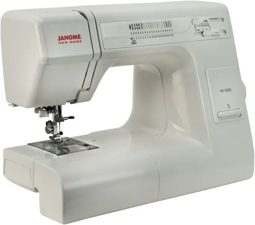 Vista 4 de Janome HD3000 Heavy-Duty máquina de coser con 18 puntadas + Estuche duro