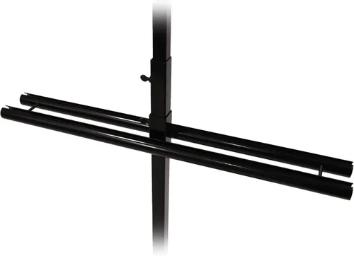 Vista 6 de SSWBasics Soporte ajustable de metal negro para pancartas - Negro - Se adapta a pancartas de 2 x 6