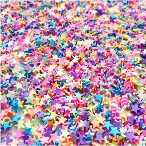 Vista 22 de EHOPE - Rodajas de arcilla de polímero blancas con forma de copo de nieve para decoración de uñas, manualidades DIY, pasteles, fundas para teléfono