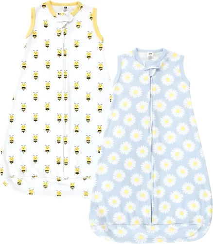 Vista 22 de Hudson Baby Saco de dormir unisex de algodón con manga larga para bebé, saco, manta