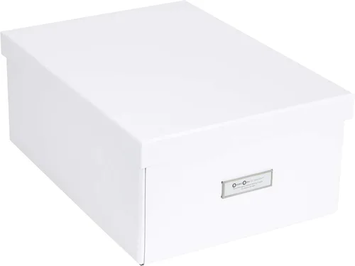 Vista 14 de Bigso Katia KD Caja de almacenamiento plegable con marco de etiqueta para una fácil identificación, montaje simple sin herramientas, cajas de Azul