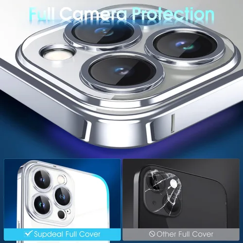 Vista 719 de Supdeal Funda cristalina transparente para iPhone 11, [No se amarillea] [Protección de la cámara] [Probado contra caídas de grado militar] Funda