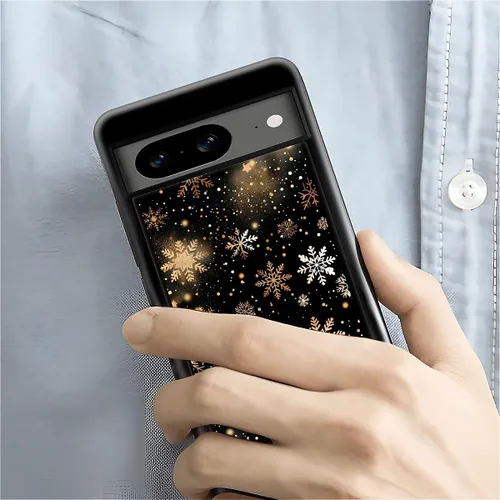 Vista 1501 de Compatible con Google Pixel 4A 5G Mobile Case Creative Acrylic Panel trasero Silicona Protección Grip especialmente diseñado para Google Pixel 4A 5G
