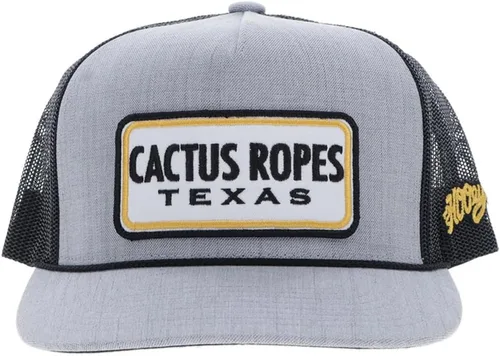 Vista 30 de HOOEY Adjustable Snapback Trucker Hat with Cactus Ropes Logo