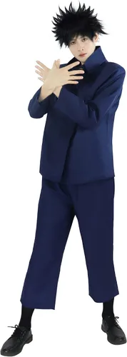 Vista 2 de DAZCOS Disfraz de cosplay de Megumi Fushiguro de talla EE UU