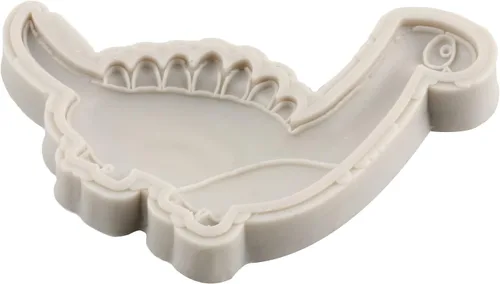 Vista 9 de Sijiangmold Moldes de silicona para fondant de dinosaurio para decoración de pasteles de dinosaurios, chocolate y dulces, decoración de cupcakes