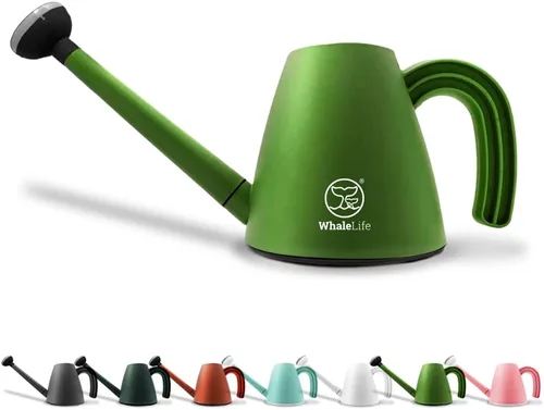 Vista 10 de WhaleLife Regadera interior para plantas de bonsái de casa (2.0L, azul)