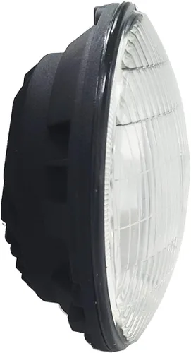 Vista 2 de SMD 7 pulgadas llevó la linterna de cristal redonda, ORIGINAL CLASSIC LOOK OEM conversión Chrome par