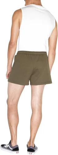 Vista 4 de American Apparel California - Pantalones cortos de forro polar retro para hombre