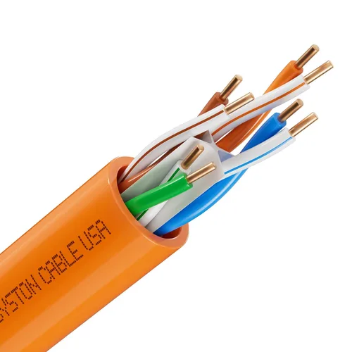 Vista 46 de Cable de Internet Ethernet Cat6e – 10 pies, 600 MHz 23AWG de alambre de cobre sólido desnudo apto para exteriores/interiores, sin extremos de 10