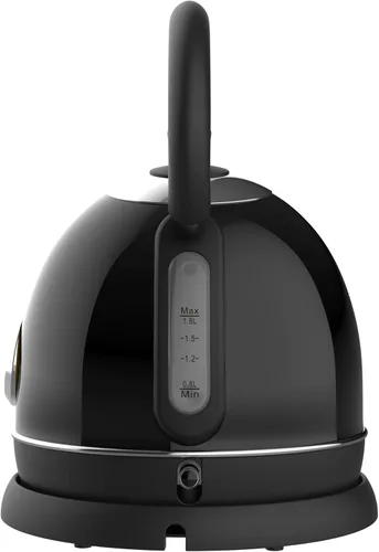 Vista 3 de CULINARY CHEF Tetera eléctrica retro con tecnología Speed Boil, sin BPA, 1.8, acero inoxidable, color negro