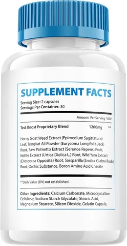 Vista 5 de Alpha Labs - Cápsulas para hombres, píldoras de complejo vitamínico AlphaLabs, fórmula oficial de Alpha Labs, suplemento dietético LabsAlpha