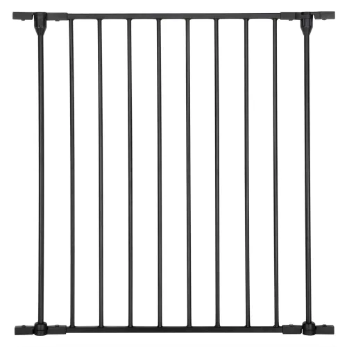 Vista 2 de Bonnlo Extensión de Puerta Alta de Un Panel, Negro