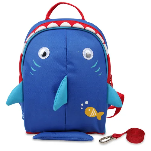 Vista 19 de Yodo, Bolsa para almuerzo aislada y mochila preescolar infantil, con correa de arnés de seguridad para niños o niñas, Dinosaur