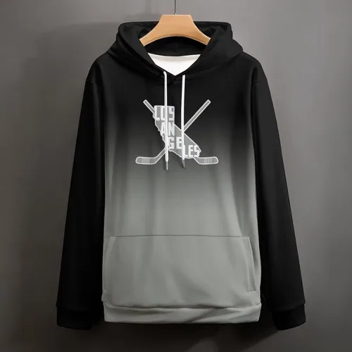 Vista 6 de Custom Hockey City Map Gradient Hoodies-Personalized Name Number Hooded Sweatshirts Hockey Fans Gifts for Men,Women,Youth