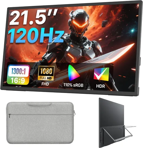 Vista 15 de Upperizon Monitor portátil de 15.6 pulgadas 4K UHD 3840X2160 100% sRGB 60Hz IPS HDR HDMI USB-C Monitor de viaje para laptop, MacBook, PC, Surface