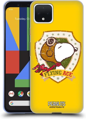 Vista 75 de Head Case Designs Officially Licensed Peanuts Flying Ace The Many Faces of Snoopy Gel Case [Military Grade Protection] Compatible with Google Pixel 3