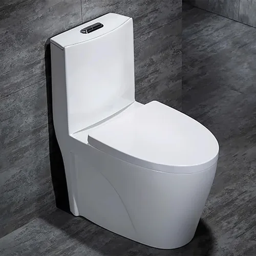 Vista 8 de WinZo Inodoro rectangular con salida trasera con bomba maceradora de 450 W, sistema de descarga ascendente para baño de sótano, cuenco cuadrado