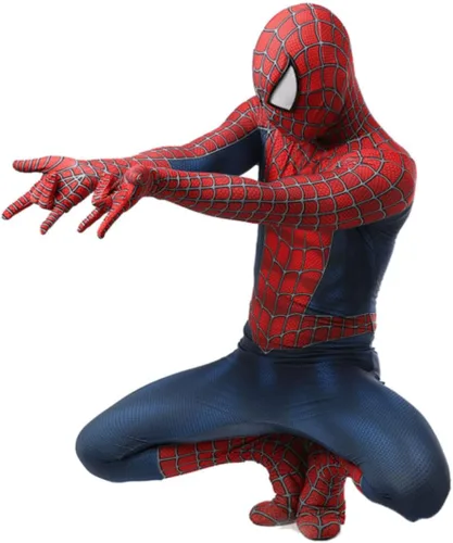 Vista 2 de Disfraz Zentai de superhéroe de elastano, para cosplay, 3D, para Halloween, para adultosniños, estilo 3D
