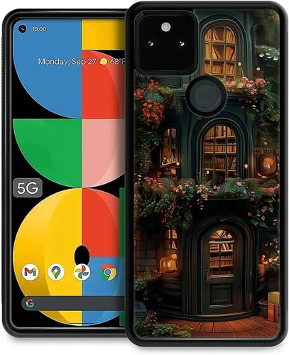 Vista 56 de Compatible con Google Pixel 4A 5G Mobile Case Creative Acrylic Panel trasero Silicona Protección Grip especialmente diseñado para Google Pixel 4A 5G