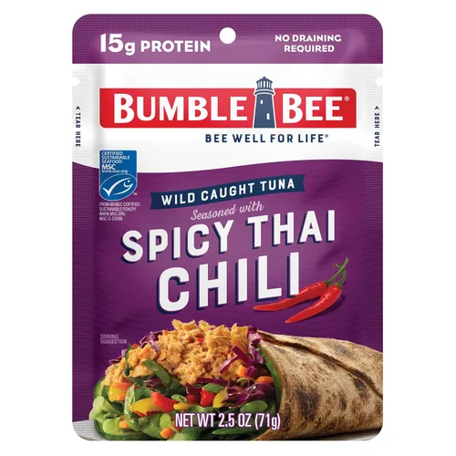 Vista 9 de Bumble Bee - Bolsa de atún sazonado con ajo asado y hierbas, 2.5 onzas