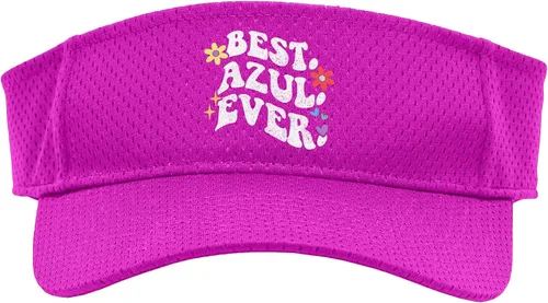 Vista 11 de Retro Groovy Best Azul Ever First Name Mother's Day Girl Sport Sun Visor