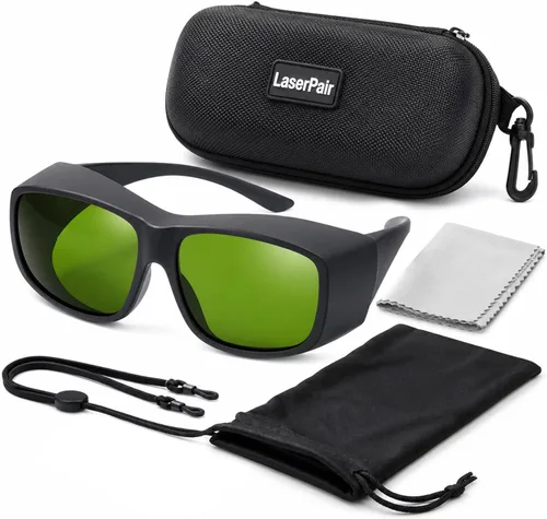Vista 7 de LaserPair 755/808/1064nm Gafas de seguridad láser para técnicos láser Nd: YAG láser, diodo de alejandrita, 740-1100nm CE EN207, OD 5+/6+/7+