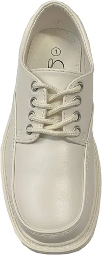 Vista 5 de Lito Children's Wear Zapatos de vestir para niños, con cordones, para boda, graduación, formal, mate