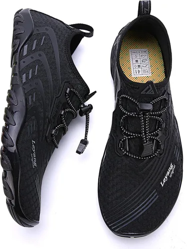 Vista 6 de Leyang Zapatos acuáticos para mujer y hombre, de secado rápido, calcetines acuáticos para natación, playa, surf, buceo, piscina, yoga, aeróbicos
