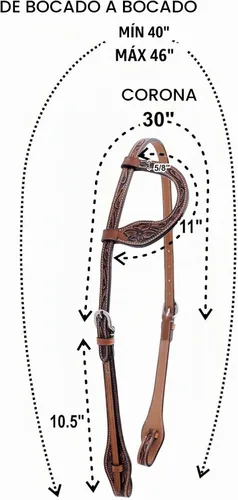 Vista 2 de Majestic Ally Caballo Cabeza, Natural, Super Cuero, Antiguo, Herramientas, Cambio Rápido de Broca Única Oreja Western Headstall
