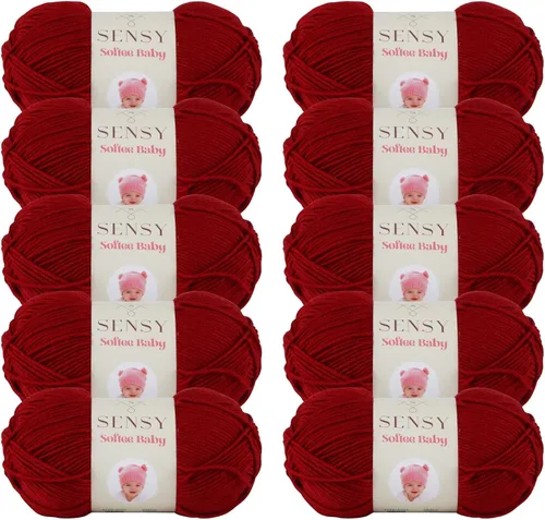 Vista 42 de Sensy Softee Hilo para Bebé, 3.5 oz, 275 yardas, Gauge 3 Light (Almendra)