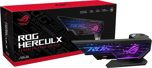 Vista 15 de ASUS ROG Herculx Porta tarjeta gráfica Edición Blanca