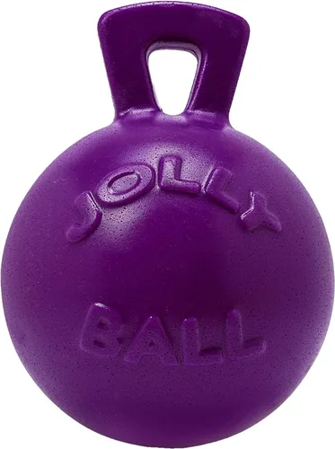 Vista 13 de Jolly Pets Tug-n-Toss - Pelota de juguete resistente para perros con asa, 4.5 pulgadas/pequeña, azul (445 BL)