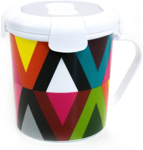 Vista 12 de French Bull Taza de sopa de 23 onzas con asa y tapa ventilada, almacenamiento de alimentos, agarre fresco, a prueba de fugas, apto para lavavajillas