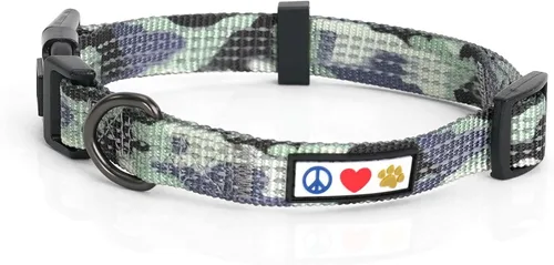 Vista 22 de Collar de entrenamiento reflectante para perros, de la marca Pawtitas, Negro