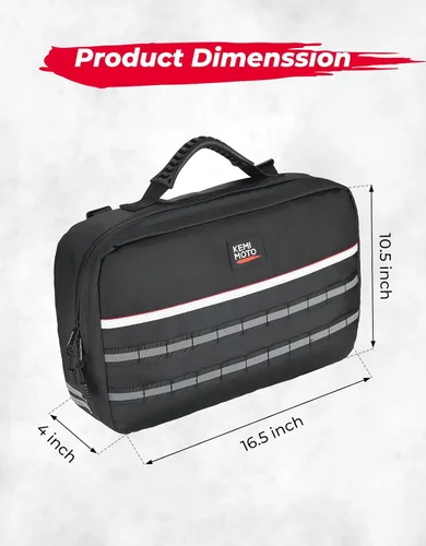 Vista 8 de Bolsa de Herramientas para Correa de Transmisión KEMIMOTO, Compatible con UTV y ATV, Tejido TPU de Gran Capacidad Resistente al Agua, Almacena