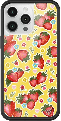 Vista 4 de Wildflower Fundas - Compatible con iPhone 14 Pro Max Protector negro parachoques, certificado de prueba de caídas de 6.5 pies, pequeña empresa