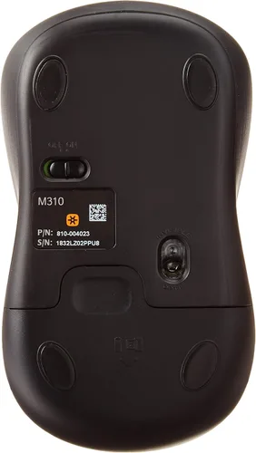 Vista 3 de Logitech Ratón inalámbrico de tamaño completo rojo M310
