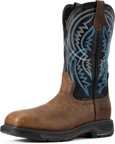 Vista 8 de ARIAT Workhog Xt - Botas de trabajo para hombre (puntera cuadrada, impermeables, puntera de carbono)