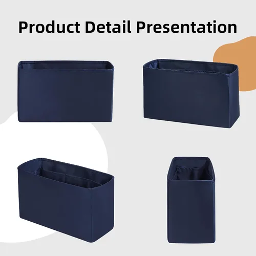 Vista 8 de DGAZ Organizador de bolso de seda para bolso de mano Dior Mini SML, organizador de bolsas suave y sedoso, bolso de lujo y moldeador de bolsas